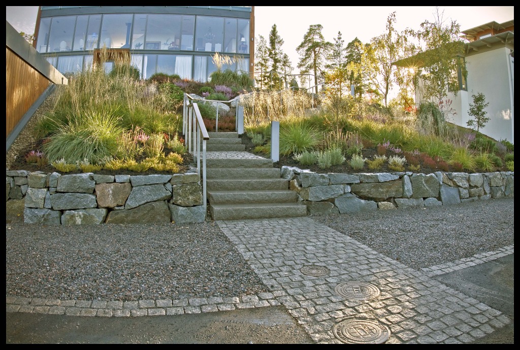 Trädgårdsanläggning, Villa Ekman